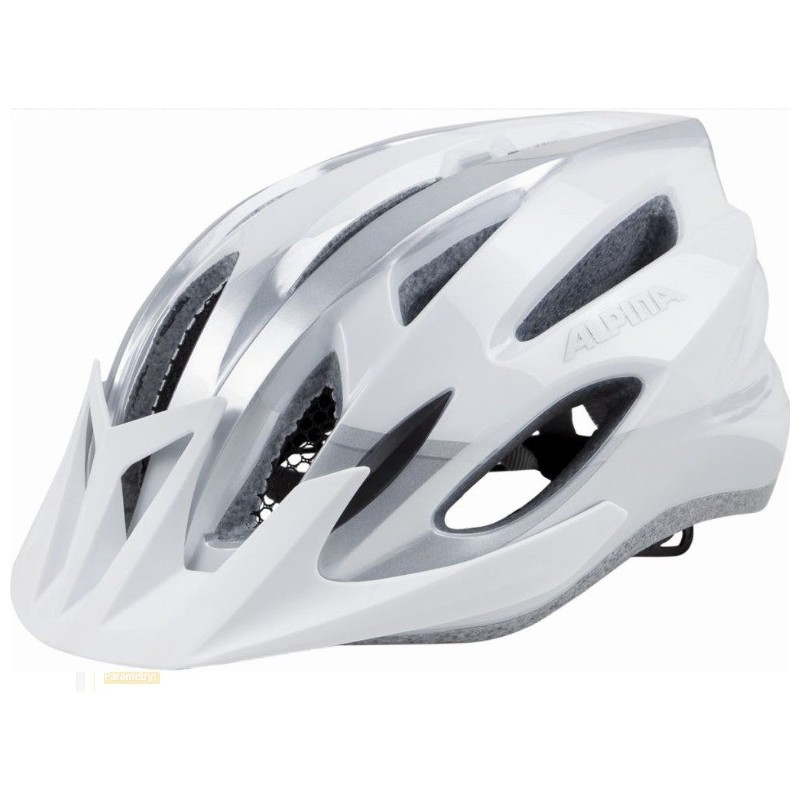 ALPINA KASK MTB17 WHITE-SILVER