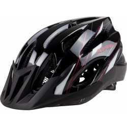 ALPINA KASK MTB17 czarny biały czerwony połysk